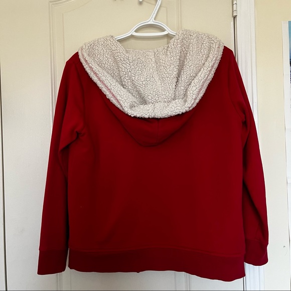 George kids red cotton sweater with white lining - Picture 5 of 5
